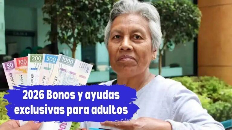 Bonos y ayudas exclusivas para adultos mayores 2026: fechas y pasos para cobrarlos fácilmente